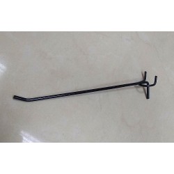 Гачок в перфорацію L-100, d4mm. шаг 30мм. (чорний)